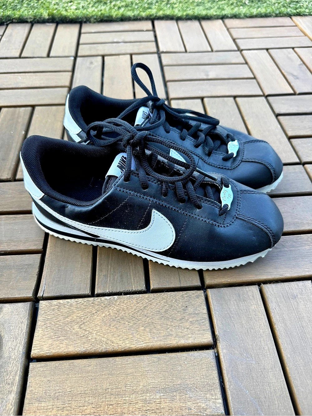 Nike Cortez Black & White Sneakers